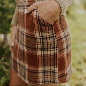 Roolee Brushed Wool Skirt